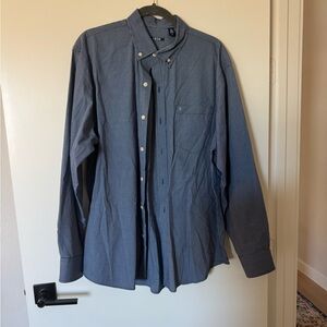IZOD Blue Button-Up Shirt